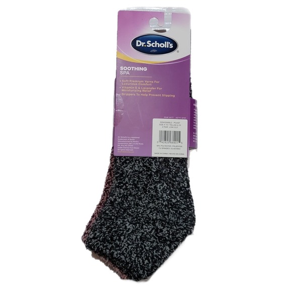 Dr. Scholl's Soothing Spa Low Cut Socks 2 Pack NWT - Picture 2 of 2